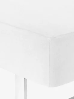 JANNEBASICSábana bajera ajustable de jersey JANNE 90x200x30 blanco