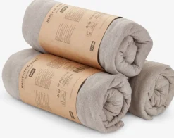 JANNEBASICSábana bajera ajustable de jersey JANNE 90x200x30 gris