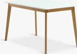 JEGINDMesa de comedor JEGIND 80x130 blanco/natural