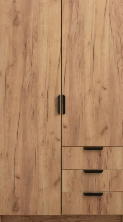JENSLEVArmario JENSLEV 96x176 2 puertas color roble salvaje natural
