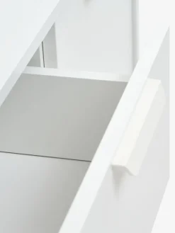 JENSLEVCómoda JENSLEV 4 cajones 1 puerta blanco