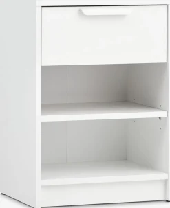 JENSLEVMesita de noche JENSLEV 1 cajón blanco