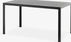 JERSORE + LEKNESMesa JERSORE L140 + 4 sillas LEKNES negro