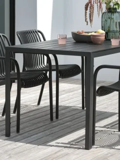JERSOREMesa de jardín JERSORE A80xL140 negro