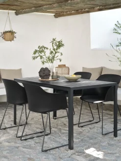JERSOREMesa de jardín JERSORE A80xL140 negro