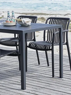 JERSOREMesa de jardín JERSORE A80xL140 negro