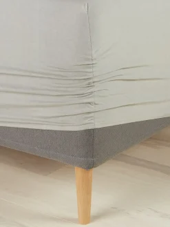 JETTEGOLDSábana bajera ajustable de jersey JETTE 90x200x35 beis