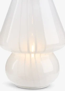 JONNYLámpara a pilas JONNY Ø15xA18cm blanco con temporizador