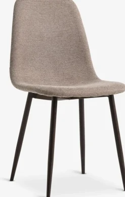 JONSTRUPSilla de comedor JONSTRUP tela beis/color roble oscuro