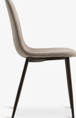 JONSTRUPSilla de comedor JONSTRUP tela beis/color roble oscuro