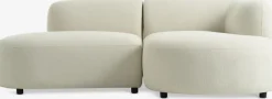 JYLLINGESofá JYLLINGE chaise longue felpa beis