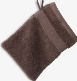 KARLSTADGOLDManopla de baño KARLSTAD 15x21 marrón oscuro