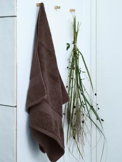 KARLSTADGOLDToalla de mano KARLSTAD 50x100 marrón oscuro