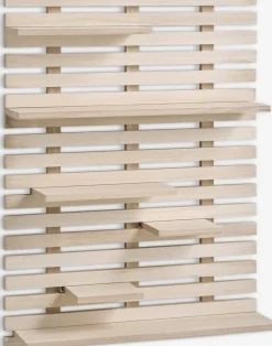 KETTINGEEstante de pared KETTINGE 6 estantes natural