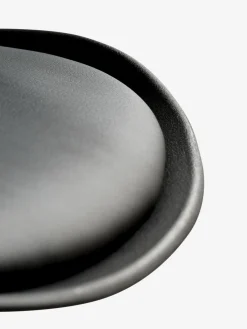 KLARUPSilla de comedor KLARUP polipiel negro/negro