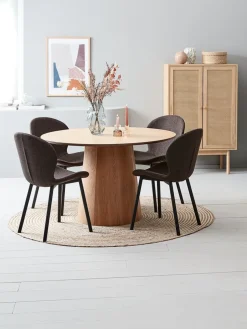 KLIPLEVMesa de comedor KLIPLEV Ø120 roble natural