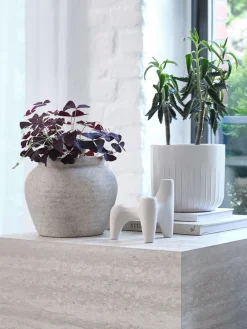 KNUDSENMaceta KNUDSEN Ø20xA18cm blanco