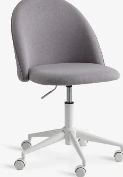 KOKKEDALSilla de escritorio KOKKEDAL tela gris/blanco