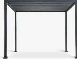 KONGEMOSEPérgola KONGEMOSE A3xL3xA2,36m negro