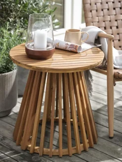 KRAGEVIGMesa auxiliar KRAGEVIG Ø50xA50 madera dura