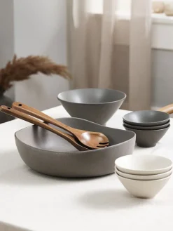 KRESTIANCubiertos para ensalada KRESTIAN L30cm madera
