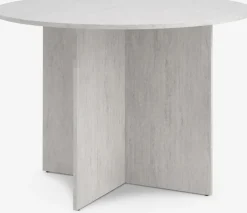 KRONDALMesa de comedor KRONDAL Ø110 color travertino