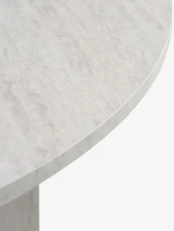 KRONDALMesa de comedor KRONDAL Ø110 color travertino