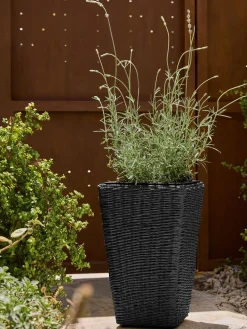KUBBCesto de jardín KUBB A30xL30xA50 negro