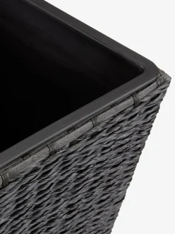 KUBBCesto de jardín KUBB A36xL36xA70 negro