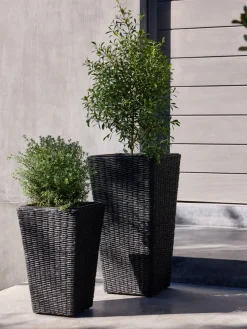 KUBBCesto de jardín KUBB A36xL36xA70 negro