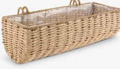 KUBBJardinera para balcón KUBB A18xL50xA16 natural