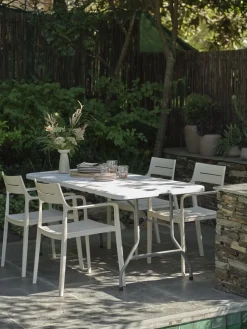 KULESKOGMesa plegable KULESKOG A75xL180 blanco