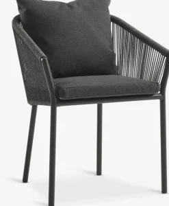 KUMLA + GILJAMesa KUMLA L200 + 4 sillas GILJA gris