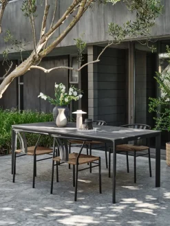 KUMLAMesa de jardín KUMLA A95xL200 gris