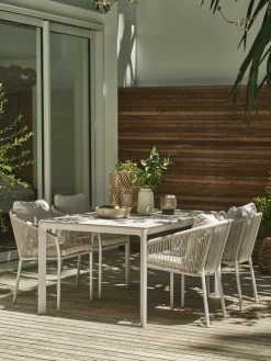 KUMLAMesa de jardín KUMLA A95xL150 beis