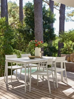 KUMLAMesa de jardín KUMLA A95xL150 beis