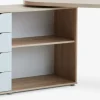 LANGAGEREscritorio LANGAGER 41-107x107-165 color roble claro/blanco