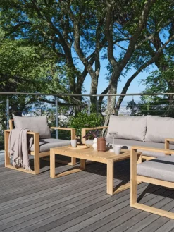 LILLEHOLMConjunto muebles jardín LILLEHOLM 4,5 plazas teca