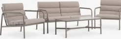 LILLESTROEMConjunto muebles jardín LILLESTROEM 4 plazas arena oscuro