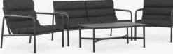 LILLESTROEMConjunto muebles jardín LILLESTROEM 4 plazas negro
