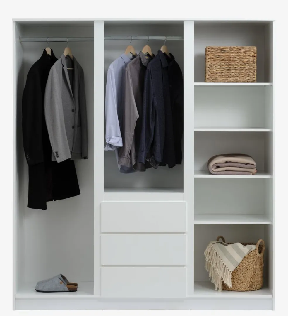 LIMFJORDENArmario LIMFJORDEN 180x200 combi blanco