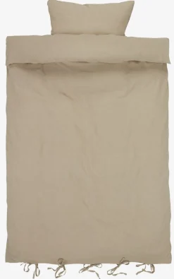 LINDAGOLDJuego funda nórdica algodón/lino LINDA 155x220 natural