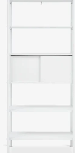 LINDVEDEstantería LINDVED 6 estantes 2 puertas blanco