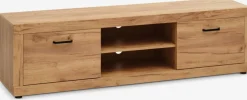 LINTRUPMueble TV LINTRUP 2 puertas color roble salvaje natural