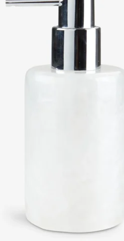 LISTERBYDispensador de jabón LISTERBY efecto nácar blanco