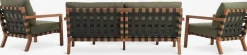 LITSBACKENConjunto muebles jardín LITSBACKEN 4,5 plazas madera dura