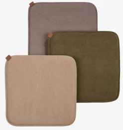 LOMMECojín de asiento LOMME 38x38x2 gris