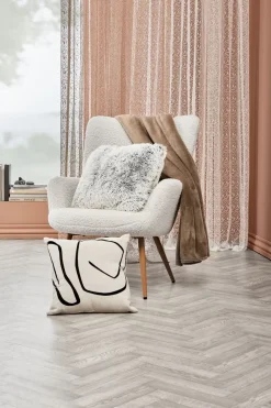 LOTUSCojín LOTUS 50x50 blanco/gris