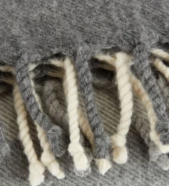 LUNDKARSEManta de lana LUNDKARSE 130x170 gris/beis