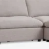 LYBYSofá modular LYBY 3 plazas chaise longue tela arena